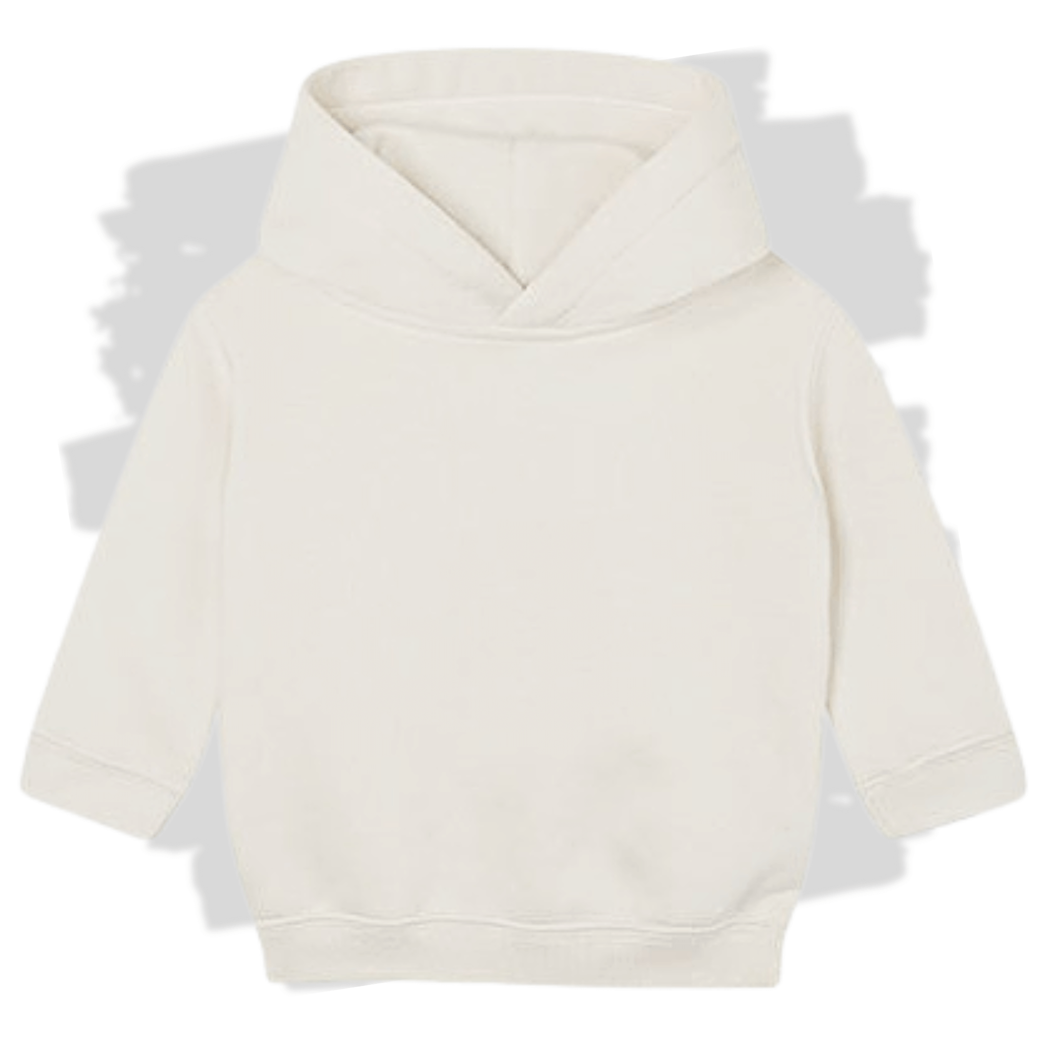 Béžová kojenecká mikina s kapucí s personalizovanou výšivkou