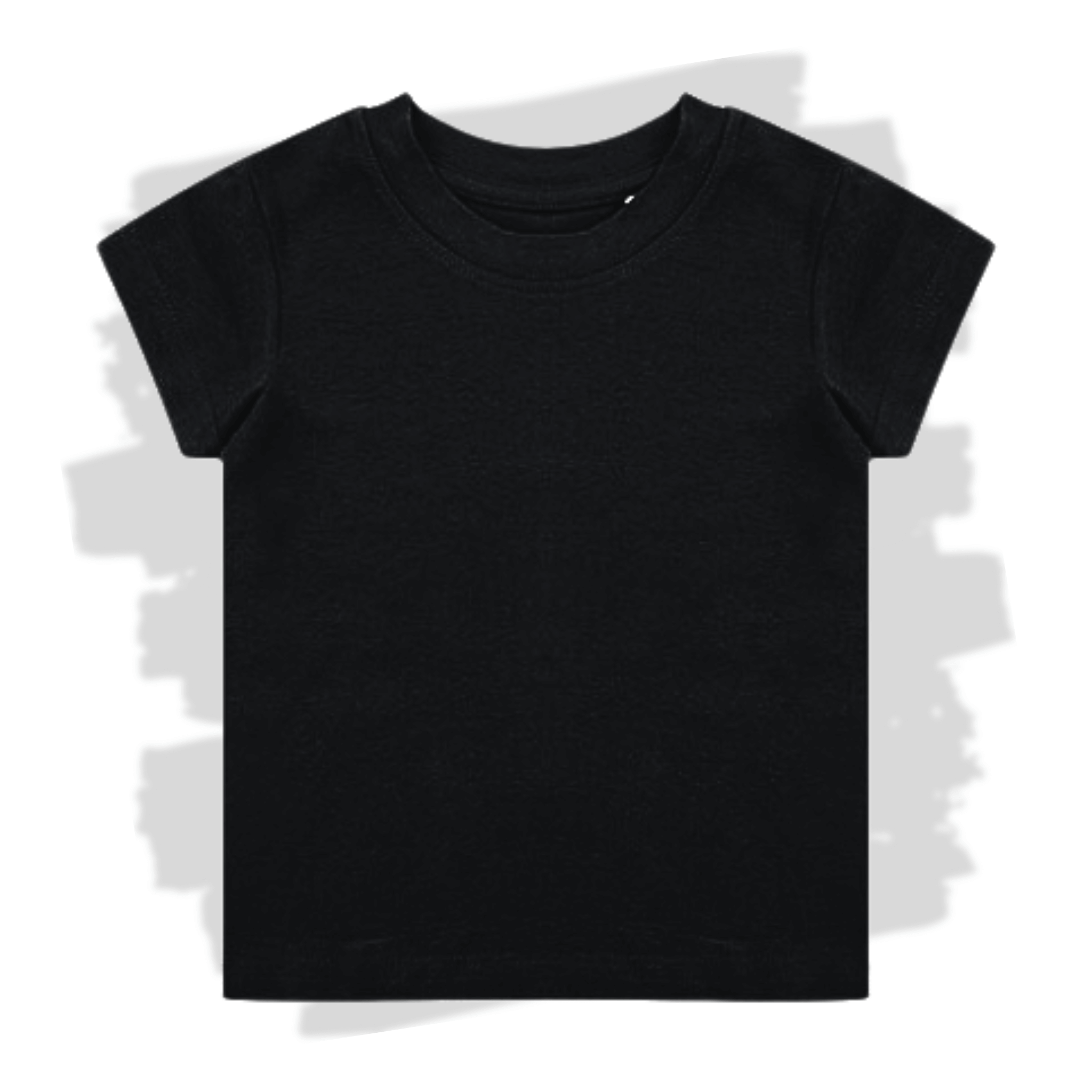 Černé kojenecké triko s personalizovanou výšivkou