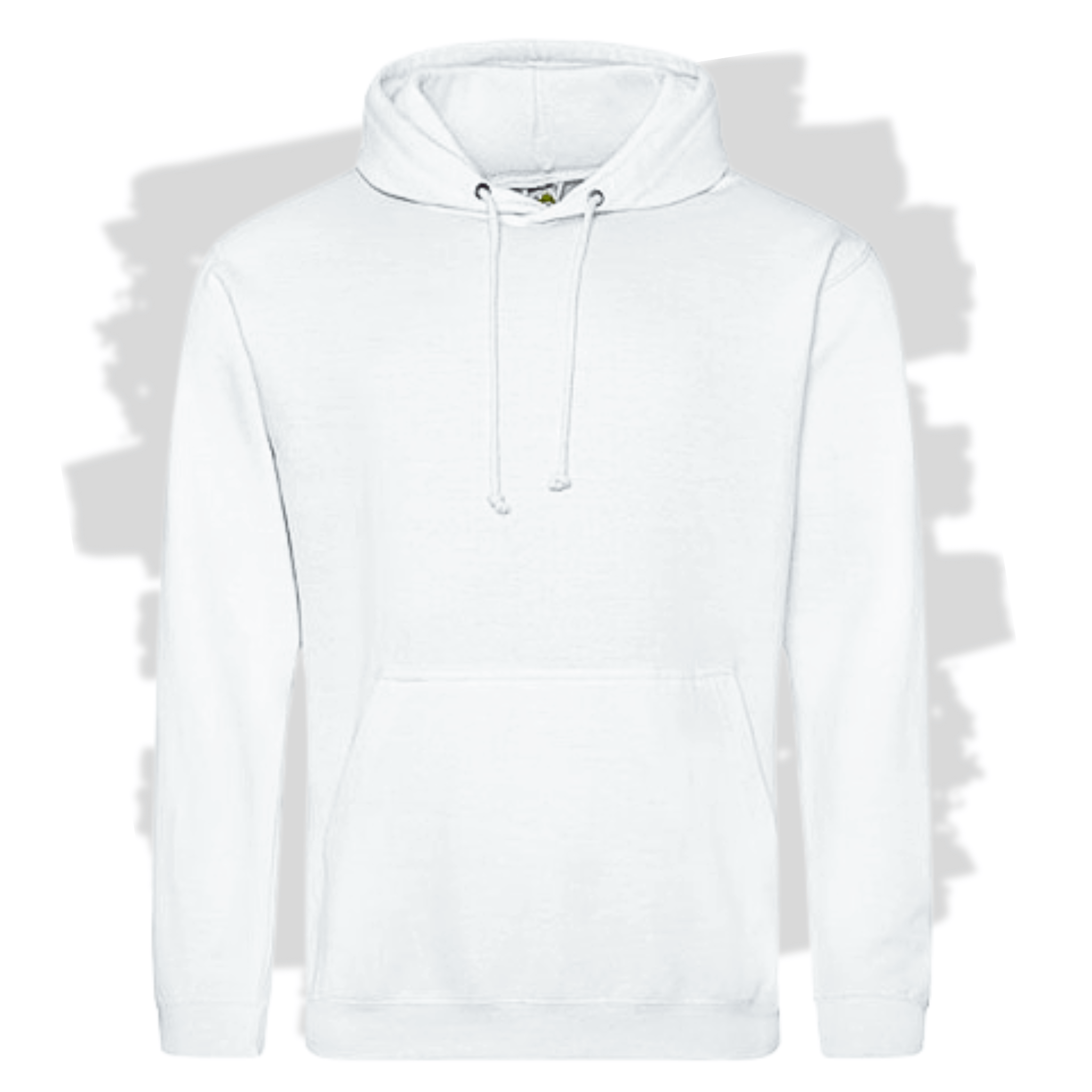 Bílá mikina s kapucí s personalizovanou výšivkou