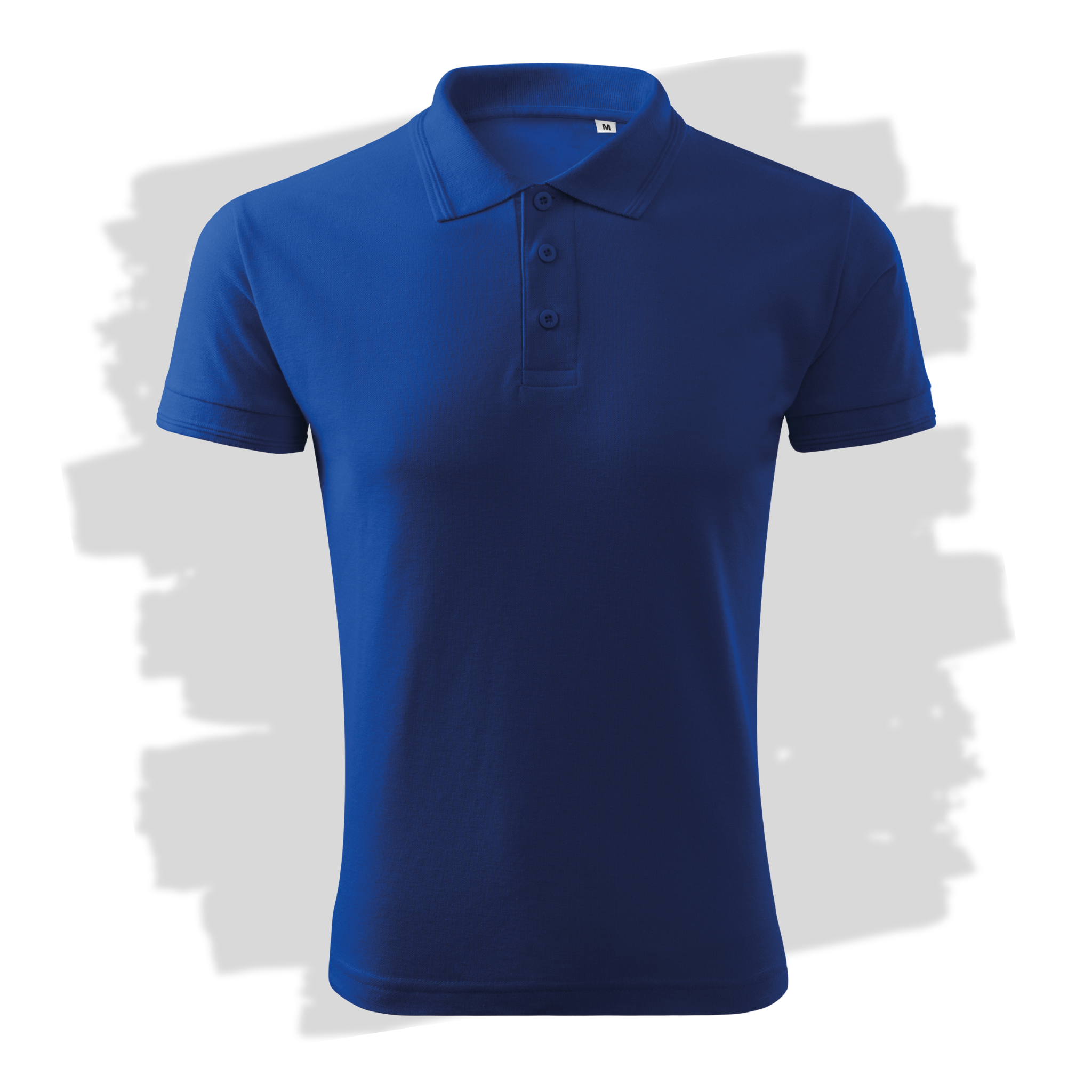 Královsky modré pánské polo triko připravená pro vlastní výšivku z fotky