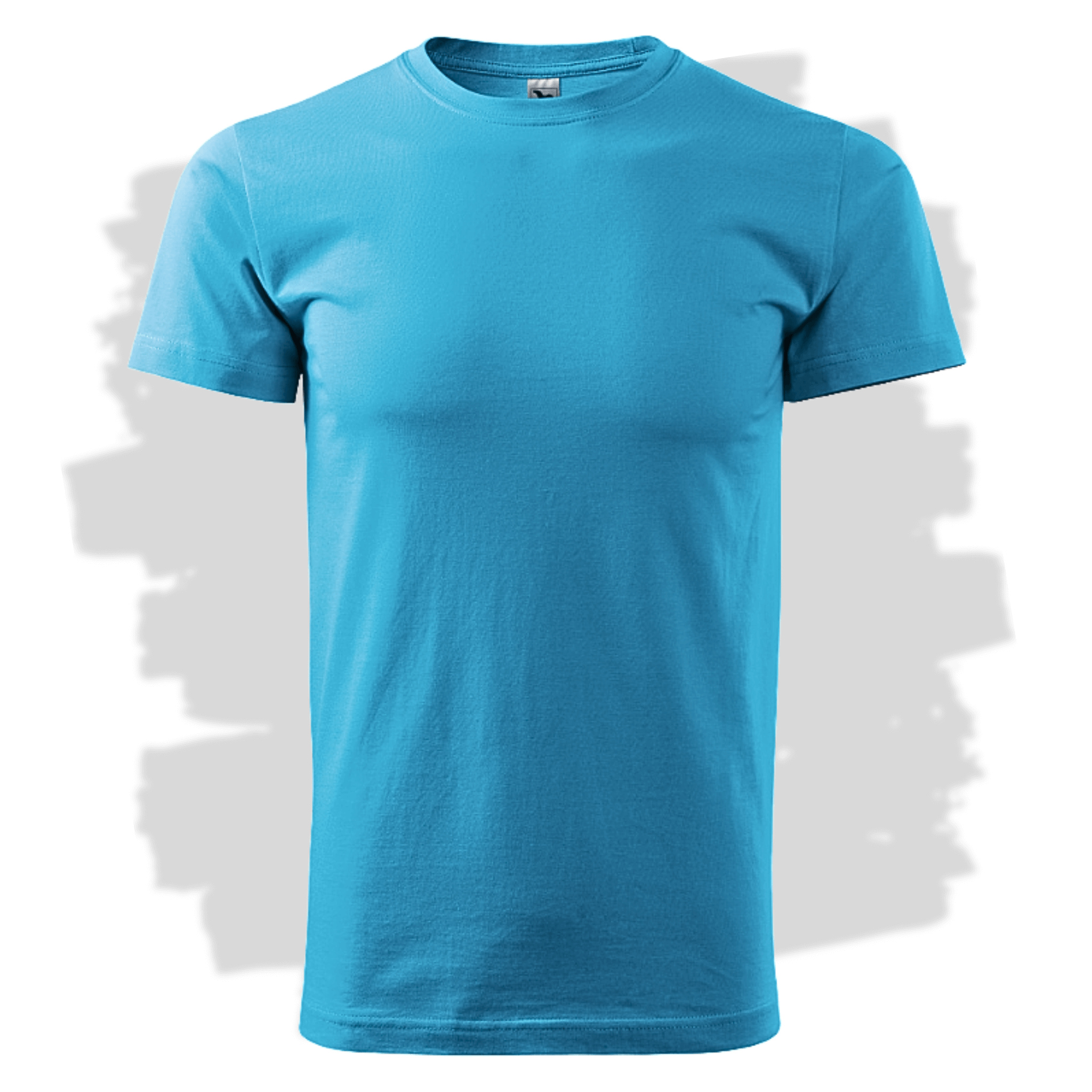 Tyrkysové triko s personalizovanou výšivkou