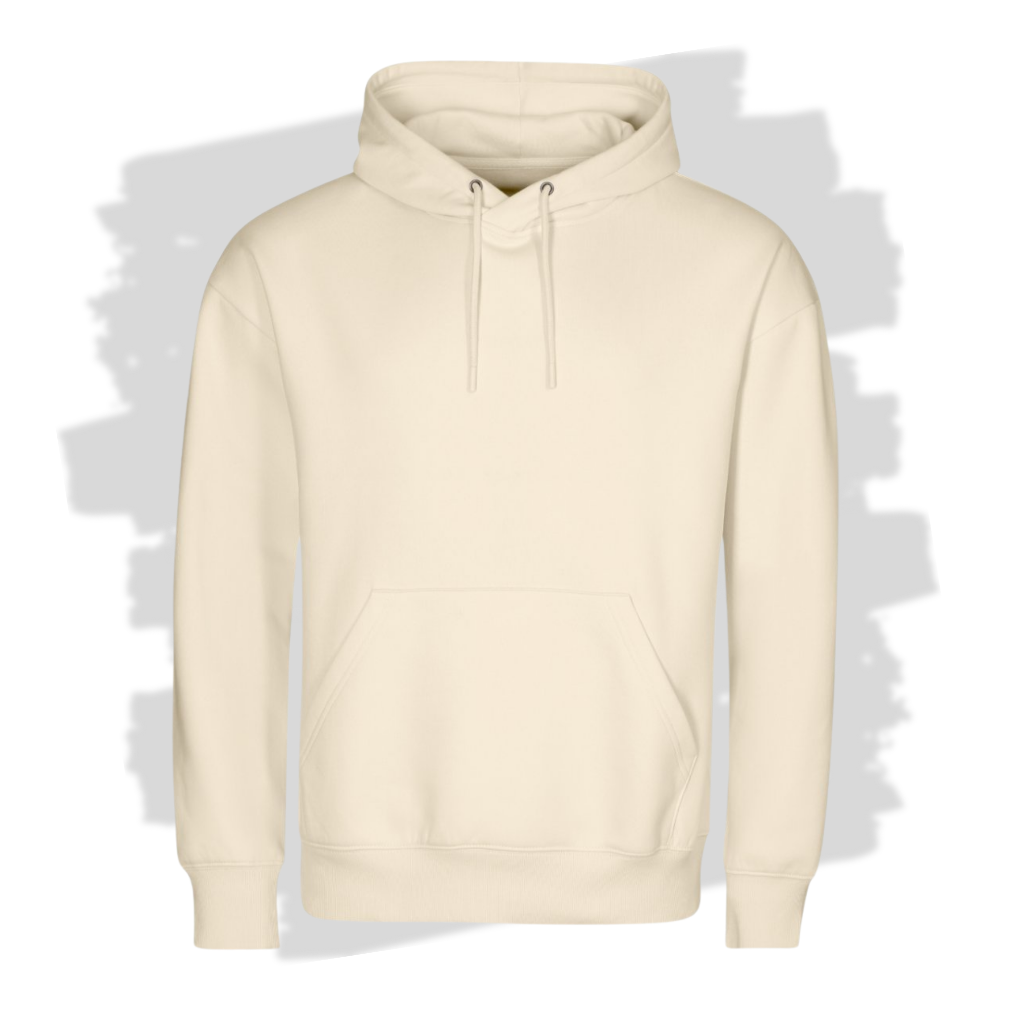 Mandlová unisex mikina s kapucí připravená pro vlastní výšivku z fotky