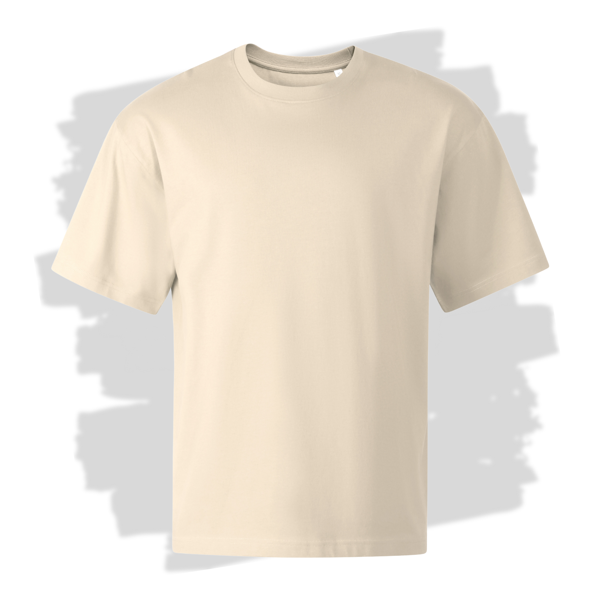 Mandlové unisex volné triko připravená pro vlastní výšivku z fotky