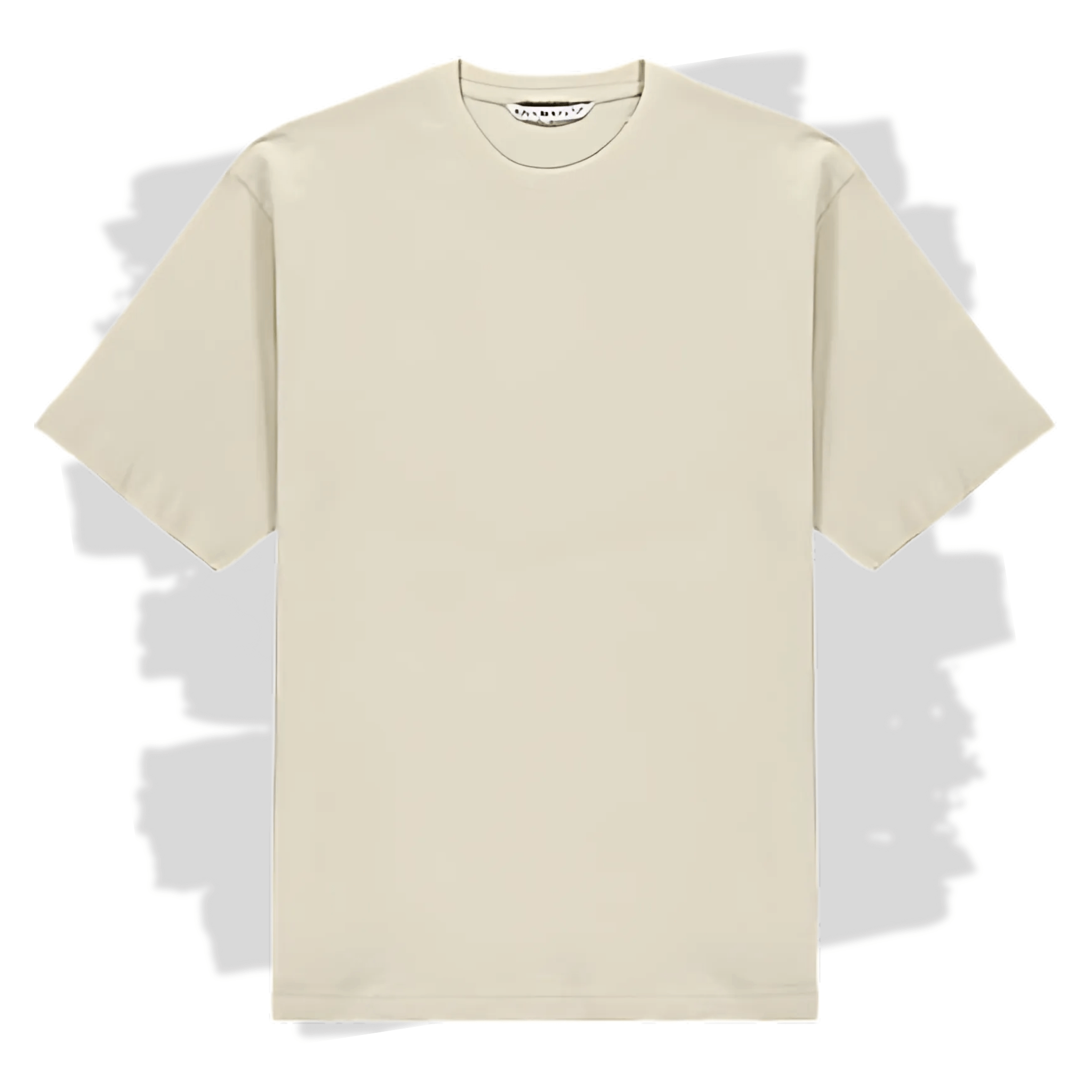 Béžové volné triko s personalizovanou výšivkou