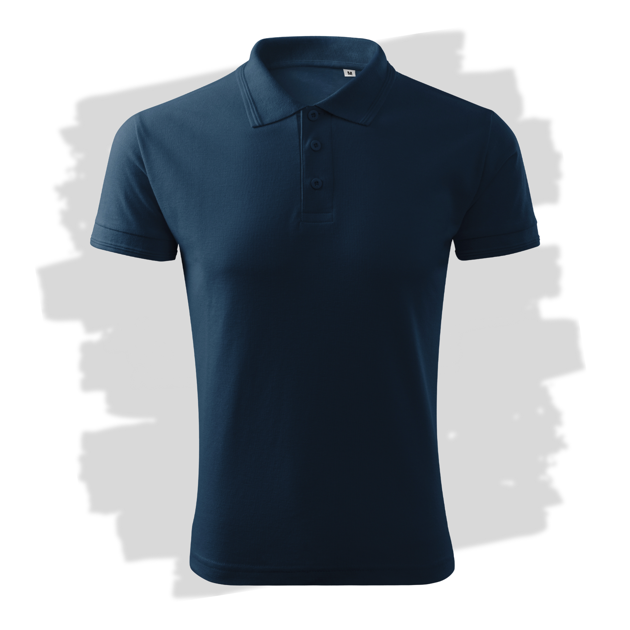 Námořsky modré pánské polo triko připravená pro vlastní výšivku z fotky